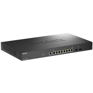 D-Link DXS-1210-10MP 10-Port 10G Layer 2 Managed Switch, 8x 10G PoE++ and 2x 10G SFP+